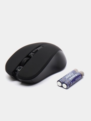 Мышь беспроводная, бесшумная SONNEN  V18, USB, 800/1200/1600 dpi, 4 кнопки, черная,513514