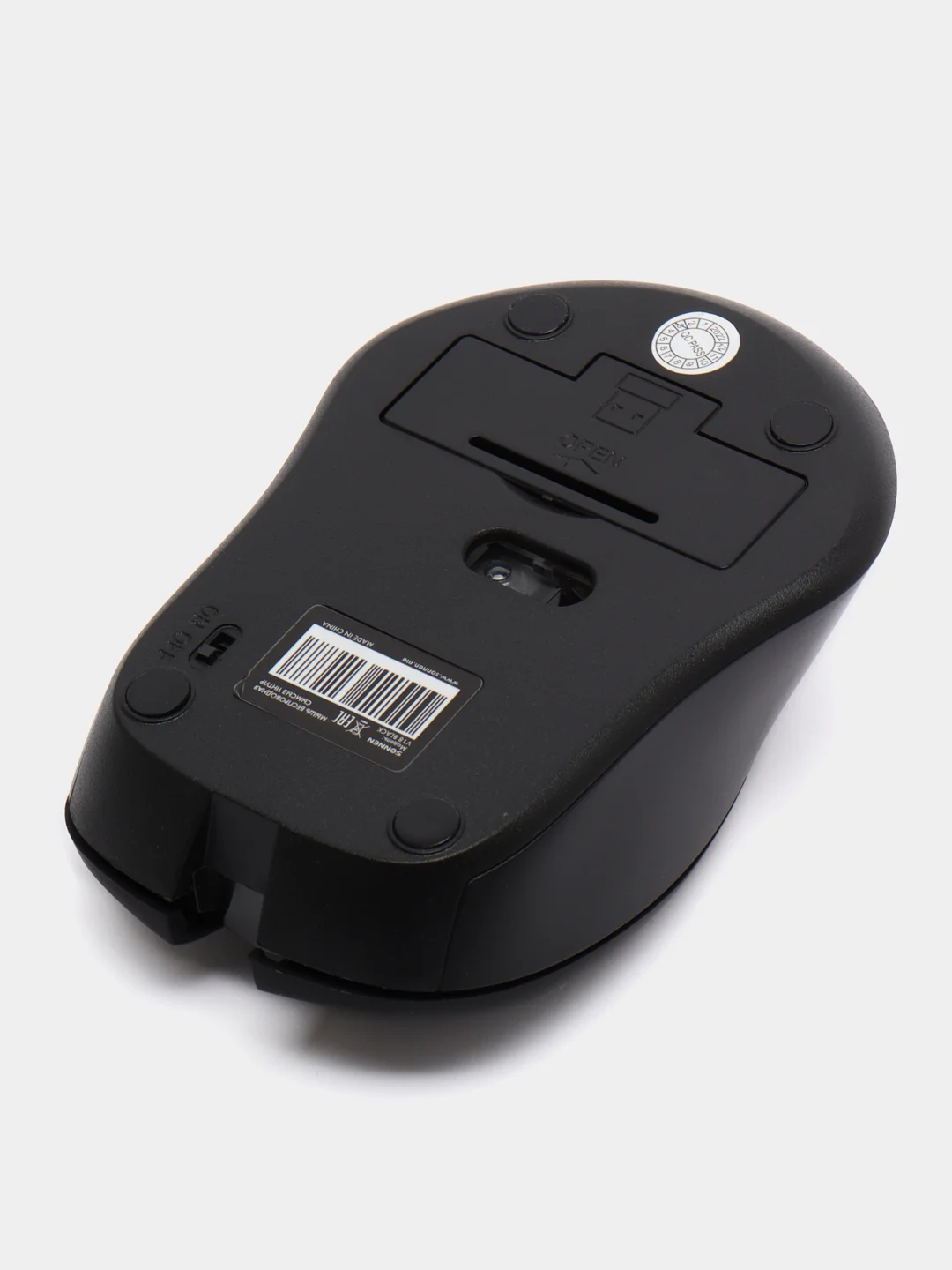 Мышь беспроводная, бесшумная SONNEN  V18, USB, 800/1200/1600 dpi, 4 кнопки, черная,513514