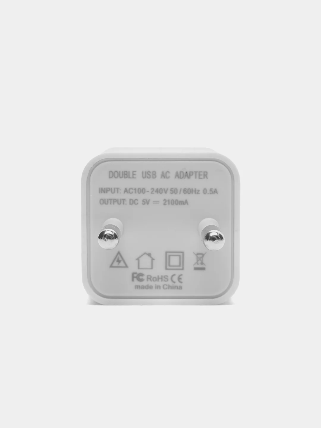 Зарядное сетевое устройство SONNEN, 220В, 2 порта USB, 454797