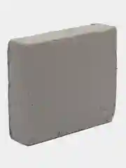 Пластилин скульптурный BRAUBERG ART CLASSIC серый, 0,5кг, мягкий, 106513