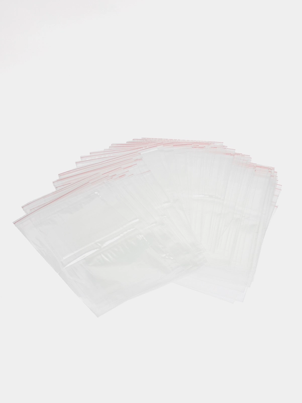 Пакеты ZIP LOCK "зиплок" ПРОЧНЫЕ, комплект 100 шт., 20х30 cм, ПВД, 60 мкм., BRAUBERG EXTRA