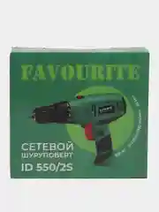Сетевой шуруповёрт FAVOURITE ID 550/2S, 550 Вт, 0-300/0-1000 об/мин, 25 Hm, БЗП-10 мм