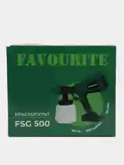 Электрический краскопульт FAVOURITE FSG 500, 500 Вт, бак 800 мл, 80 DIN