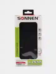 Аккумулятор внешний SONNEN POWERBANK K701PD, быстрая зарядка, 2 USB, 10000 mAh