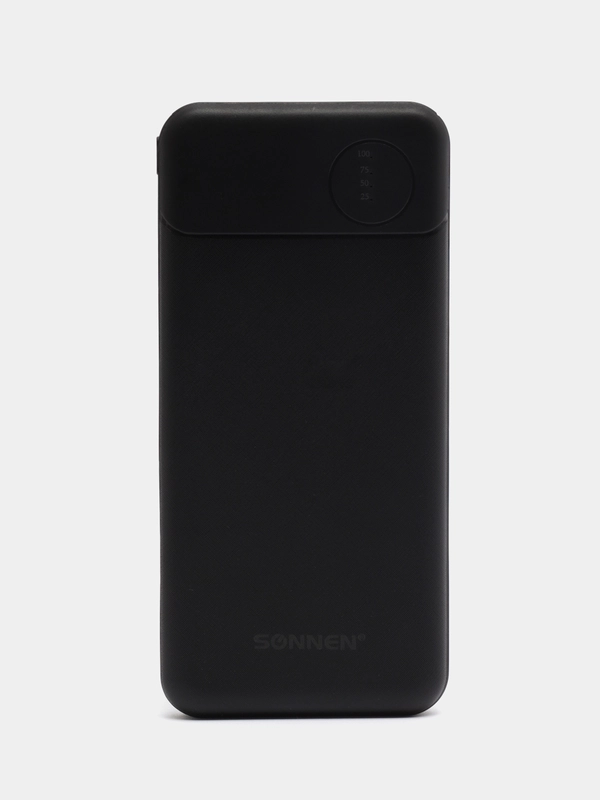 Аккумулятор внешний SONNEN POWERBANK K701PD, быстрая зарядка, 2 USB, 10000 mAh