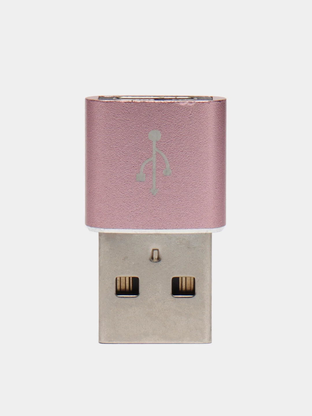 Розовый переходник Type C 3.0 на USB 2.0 адаптер для Huawei Samsung Honor Mi