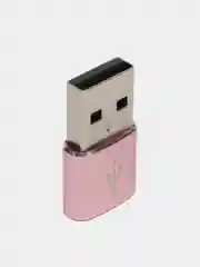 Розовый переходник Type C 3.0 на USB 2.0 адаптер для Huawei Samsung Honor Mi