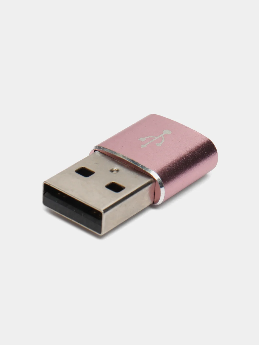 Розовый переходник Type C 3.0 на USB 2.0 адаптер для Huawei Samsung Honor Mi