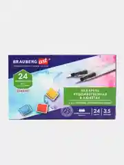 Акварель художественная Brauberg Art Classic, 24 цвета по 3,5 г, 191770