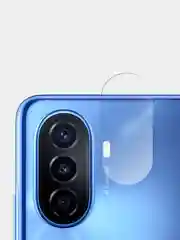 Стекло на камеру телефона BROSCORP Nova Y70/Y70 Plus/Y71, Honor X8 прозрачное закаленное