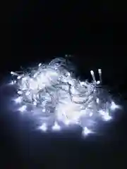 Гирлянда для улицы, 3 м, с подвесами 60 и 40 см, прозрачный провод, 100 LED ламп