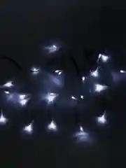 Гирлянда для улицы, 3 м, с подвесами 60 и 40 см, прозрачный провод, 100 LED ламп