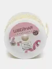 Жемчуг на нитях, плоский, 10 мм, 9*1 м, цвет молочный