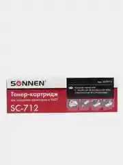 Картридж лазерный SONNEN (SC-712) для CANON LBP-3010/3100, ресурс 1500 стр., 362913