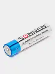 Батарейки КОМПЛЕКТ 10шт, SONNEN Super Alkaline, AAA (LR03,24А) мизинчиковые, 454232