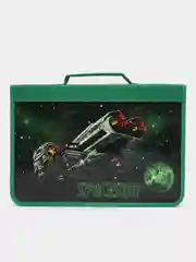 Папка для труда на молнии BRAUBERG А4 с ручкой, 1  отделение, органайзер, Galaxy, 270995