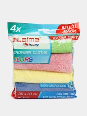 Салфетка из плотной микрофибры 30х30см "MULTI PACK PRO COLOUR 30" КОМПЛЕКТ 4шт LAIMA