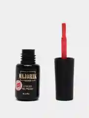 Розовый гель лак, гель-лак для ногтей Majorik Kapsula 53 8g, розовый ягодный коралл