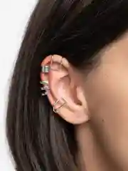 Серебряный набор кафф, 7 штук
