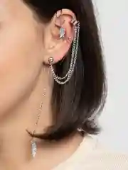 Серебряный набор кафф, 7 штук
