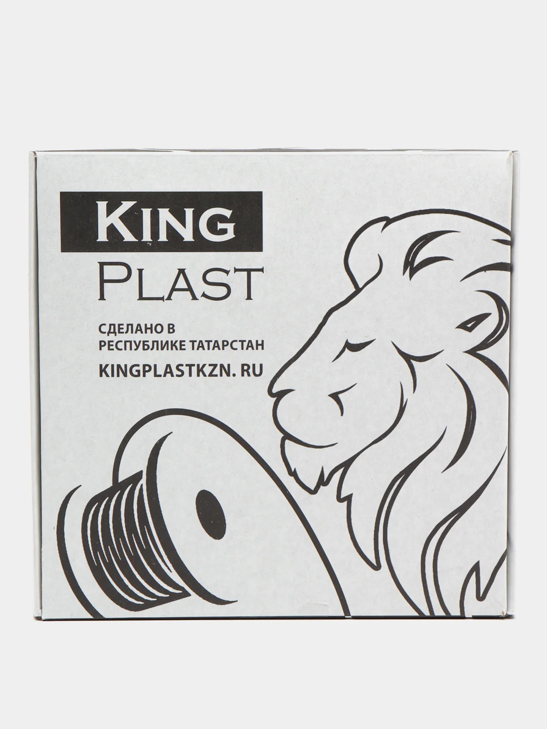 Желтый пластик для 3D принтера PETG KingPlast, 1 кг