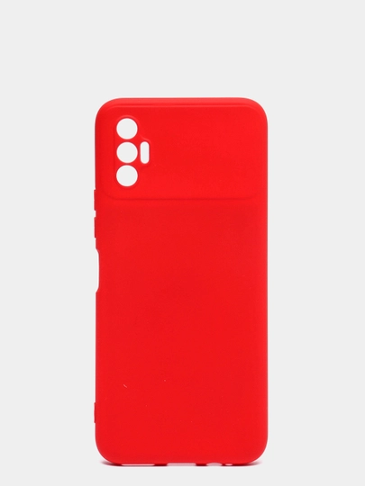 Чехол для TECNO SPARK 8P, с защитой камеры и бархатом внутри
