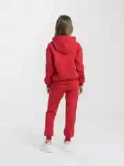 Красный костюм спортивный, детский, утепленный