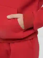 Красный костюм спортивный, детский, утепленный