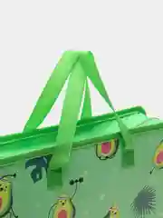 Салатовый папка канцелярская с ручками