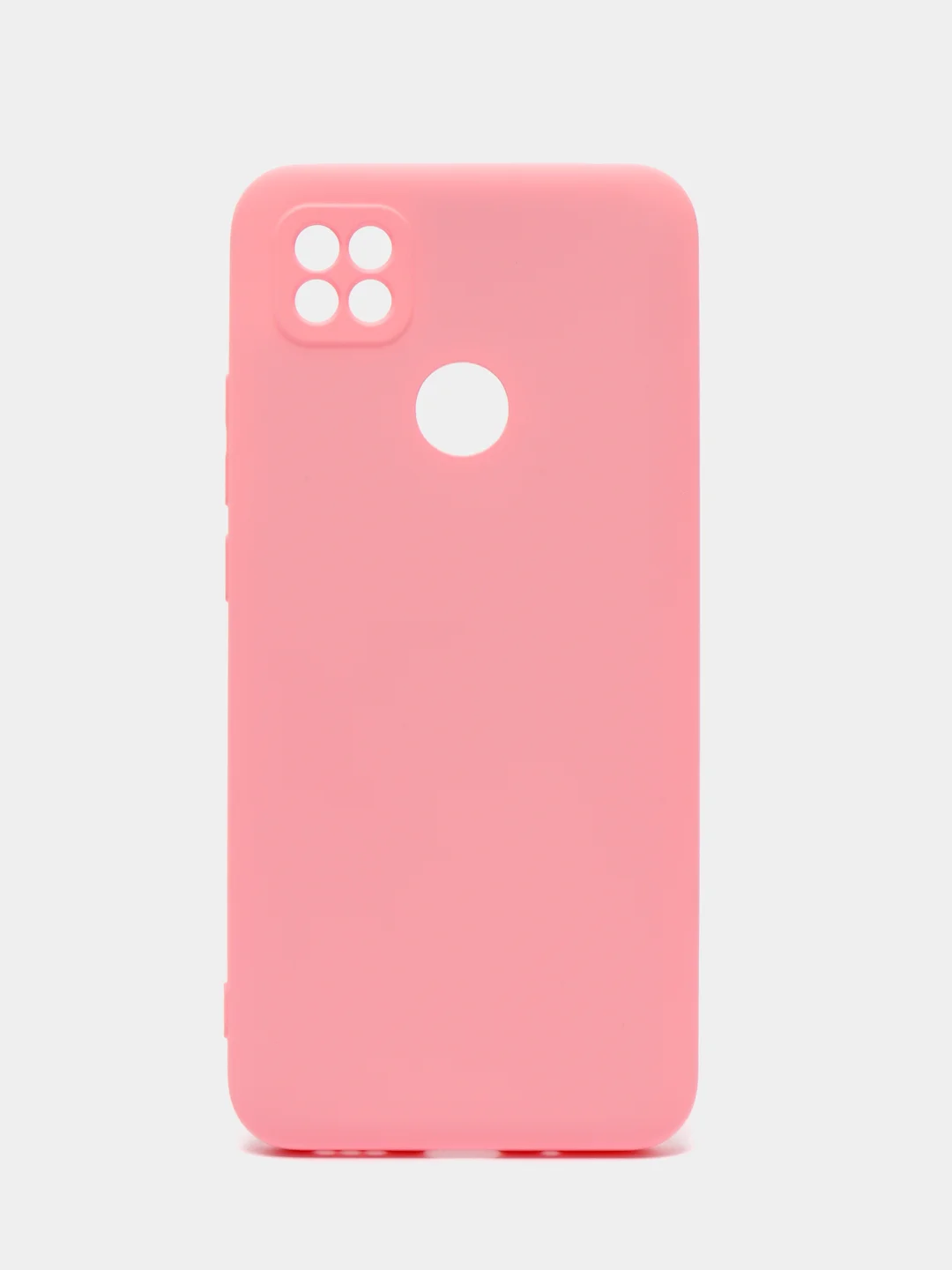 Пастельно-коралловый чехол Silicone Cove Xiaomi Redmi 9C, Redmi 9C NFC, Redmi 10A силиконовый, с закрытым низом