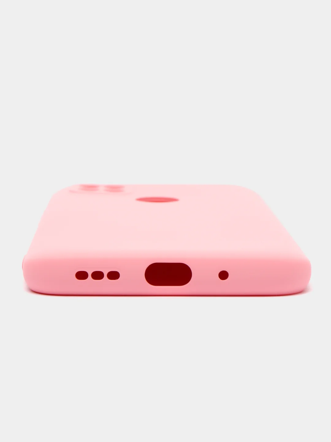Пастельно-коралловый чехол Silicone Cove Xiaomi Redmi 9C, Redmi 9C NFC, Redmi 10A силиконовый, с закрытым низом