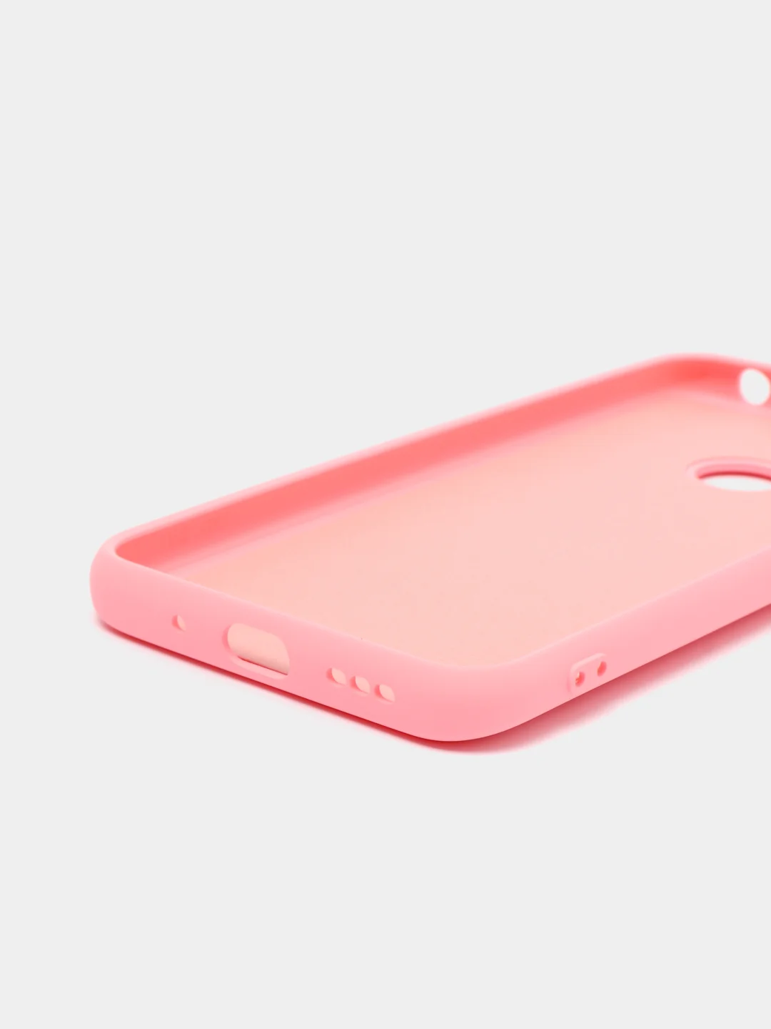 Пастельно-коралловый чехол Silicone Cove Xiaomi Redmi 9C, Redmi 9C NFC, Redmi 10A силиконовый, с закрытым низом