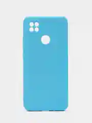Голубой чехол Silicone Cove Xiaomi Redmi 9C, Redmi 9C NFC, Redmi 10A силиконовый, с закрытым низом