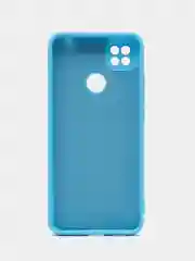 Голубой чехол Silicone Cove Xiaomi Redmi 9C, Redmi 9C NFC, Redmi 10A силиконовый, с закрытым низом