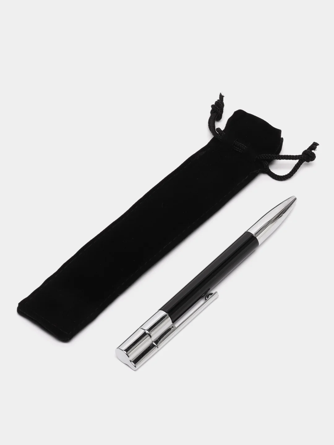 Черный флешка-ручка шариковая, в матовом чехле, 16 и 32 Гб, USB 2.0/ ручка- шпион