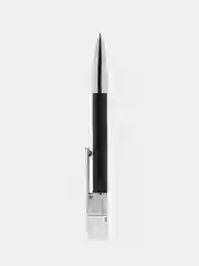 Черный флешка-ручка шариковая, в матовом чехле, 16 и 32 Гб, USB 2.0/ ручка- шпион