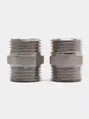 Ниппель сантехнический STOUT - 1/2"x1/2"(15 диам.)упаковка 2 штуки