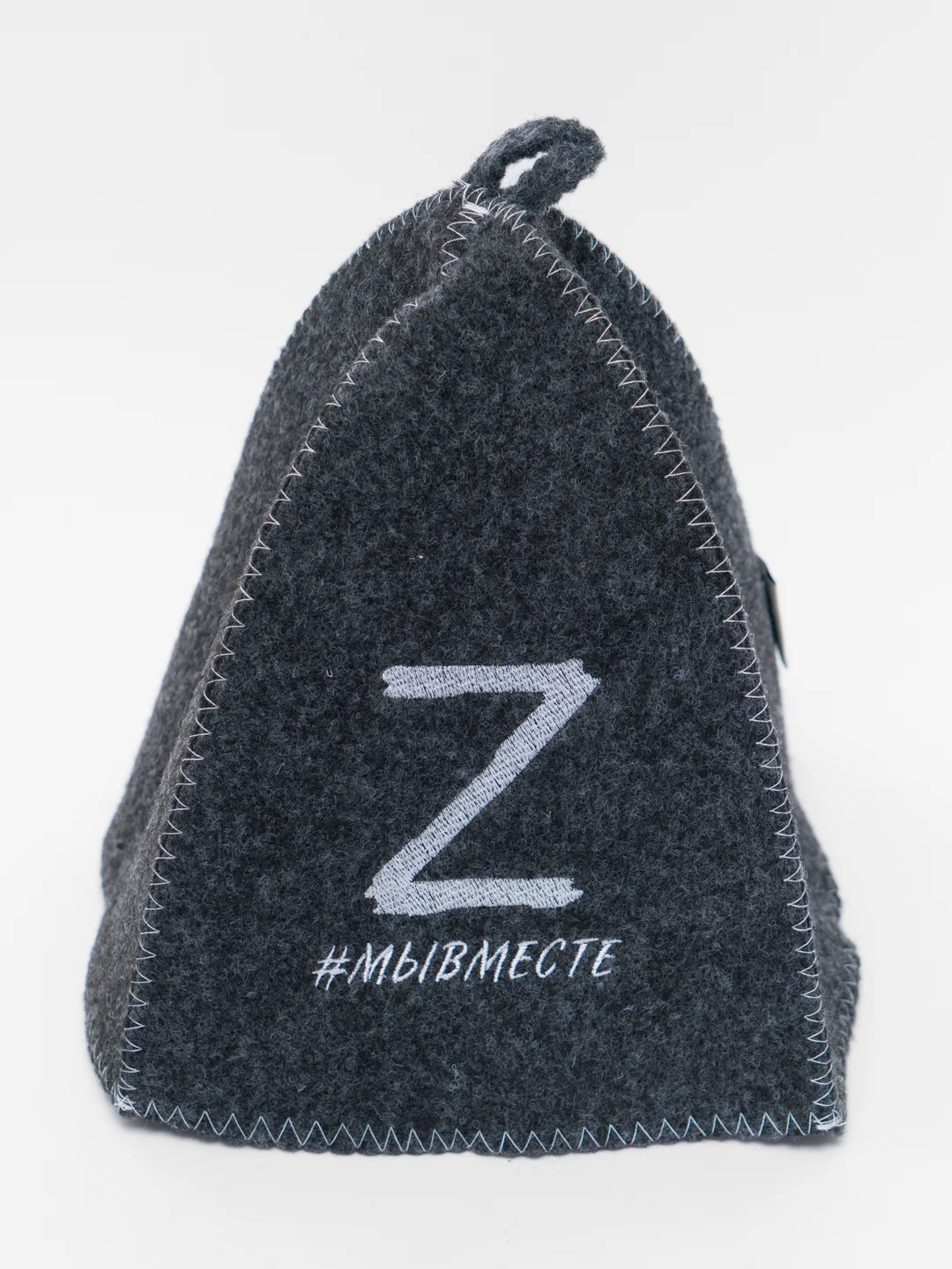 Серый шапка для бани "Z"