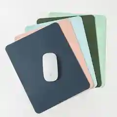 Коврик для мыши, двусторонний, из экокожи, 25 х 21