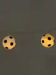 Белый гирлянда футбольный мяч