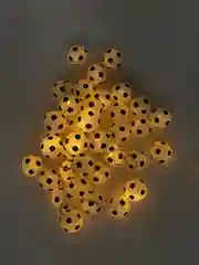 Белый гирлянда футбольный мяч