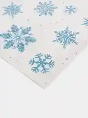 Бирюзовый новогодняя наклейка на окно