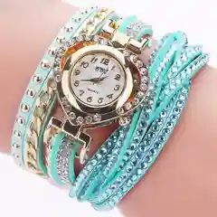 Бирюзовый часы женские, наручные
