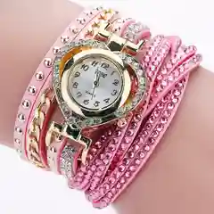 Розовый часы женские, наручные