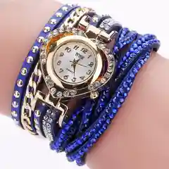 Синий часы женские, наручные