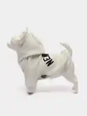 Белый толстовка для животных