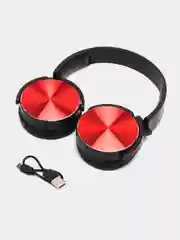 Красный наушники беспроводные, Bluetooth