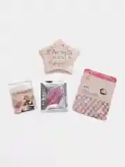 Розовый подарочный набор для девушки, клатч, палантин, косметика