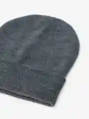 Угольный комплект шапка и снуд унисекс