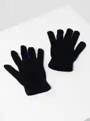 Черный перчатки